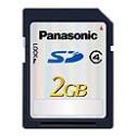 Panasonic 2GB Class 4 SD Memory Card