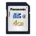 Panasonic 4GB Class 4 SDHC Memory Card