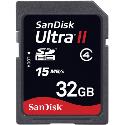 SanDisk 32GB Ultra II Secure Digital HC Class 4