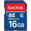 SanDisk 16GB SDHC Card