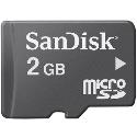 SanDisk 2GB Micro SDHC with SD Card Adapter