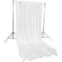 Lastolite Knitted Curtain Background  3x3.5m - White