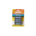 Sanyo AA Alkaline Battery Pack of 4